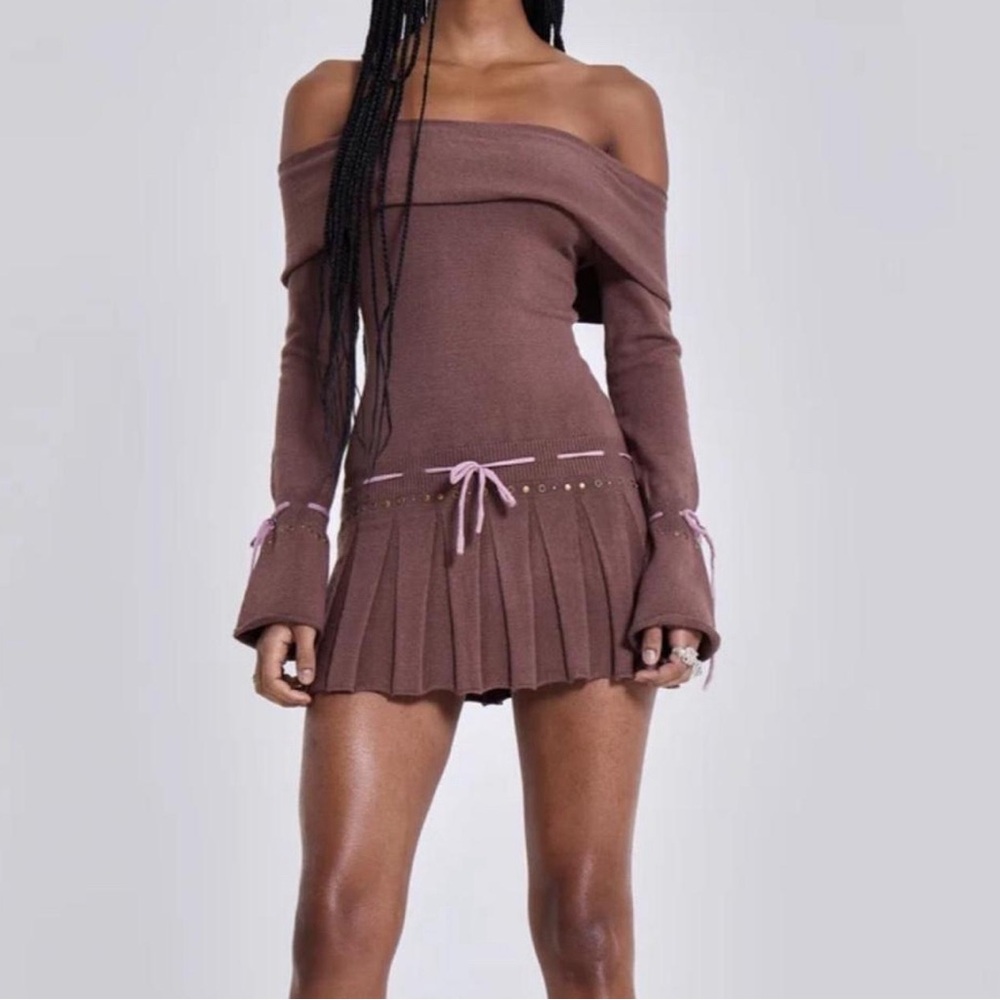 Jaded London Serena Knitted Mini Dress